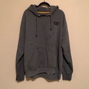 Gray CAT  Caterpillar 2XL Sweatshirt